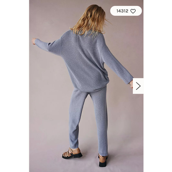 Free People Beach Malibu Solid Pant Surf Set XL NEW - Picture 2 of 5